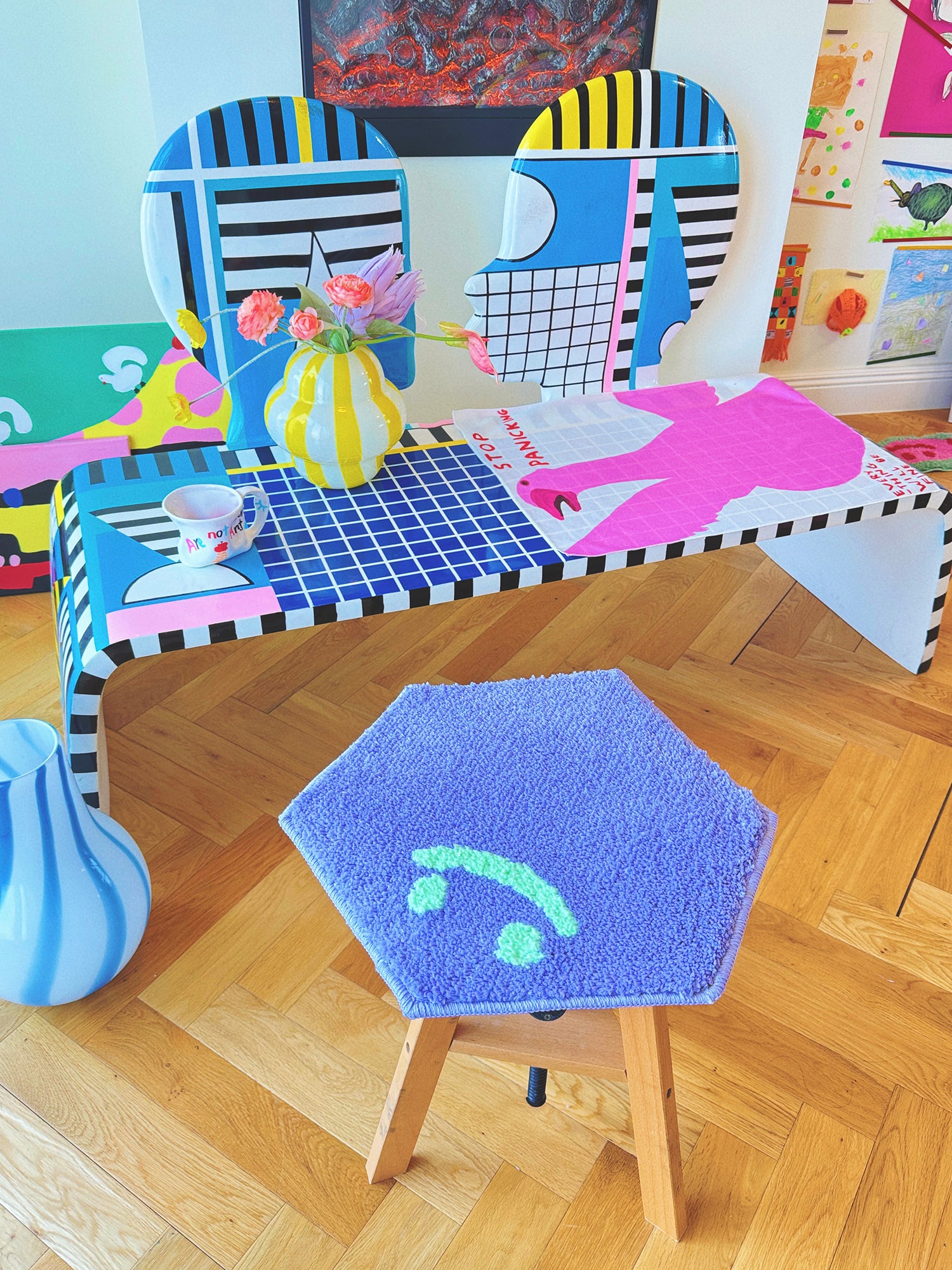 Hexscape - Upturned Smile - Lavender