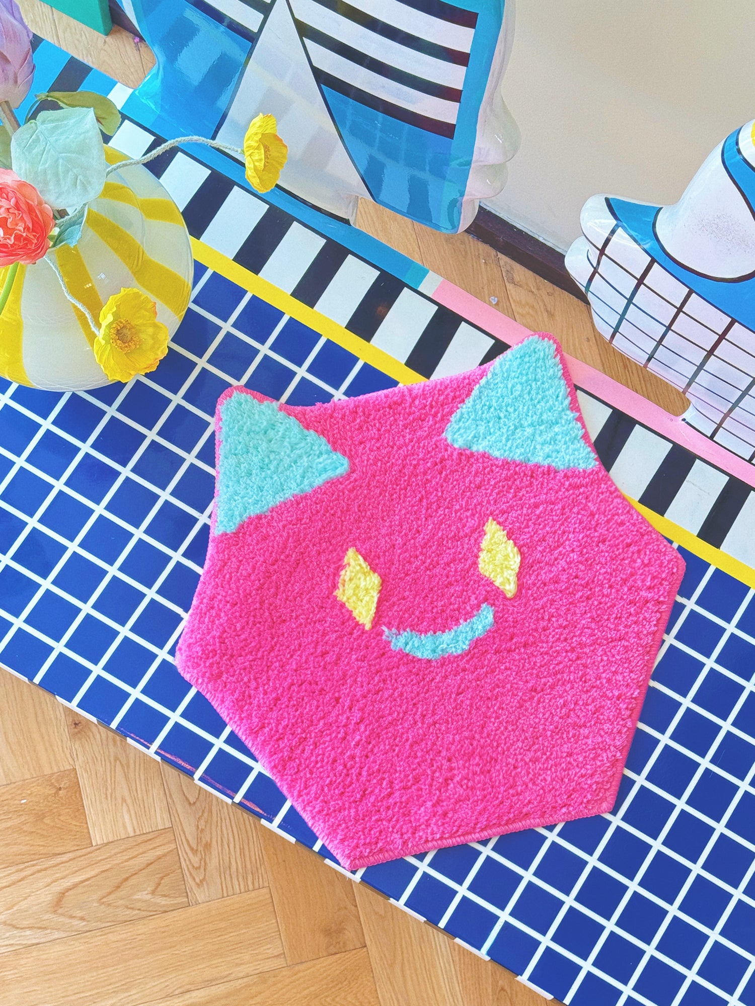 Hexscape - Meow Party - Hot Pink