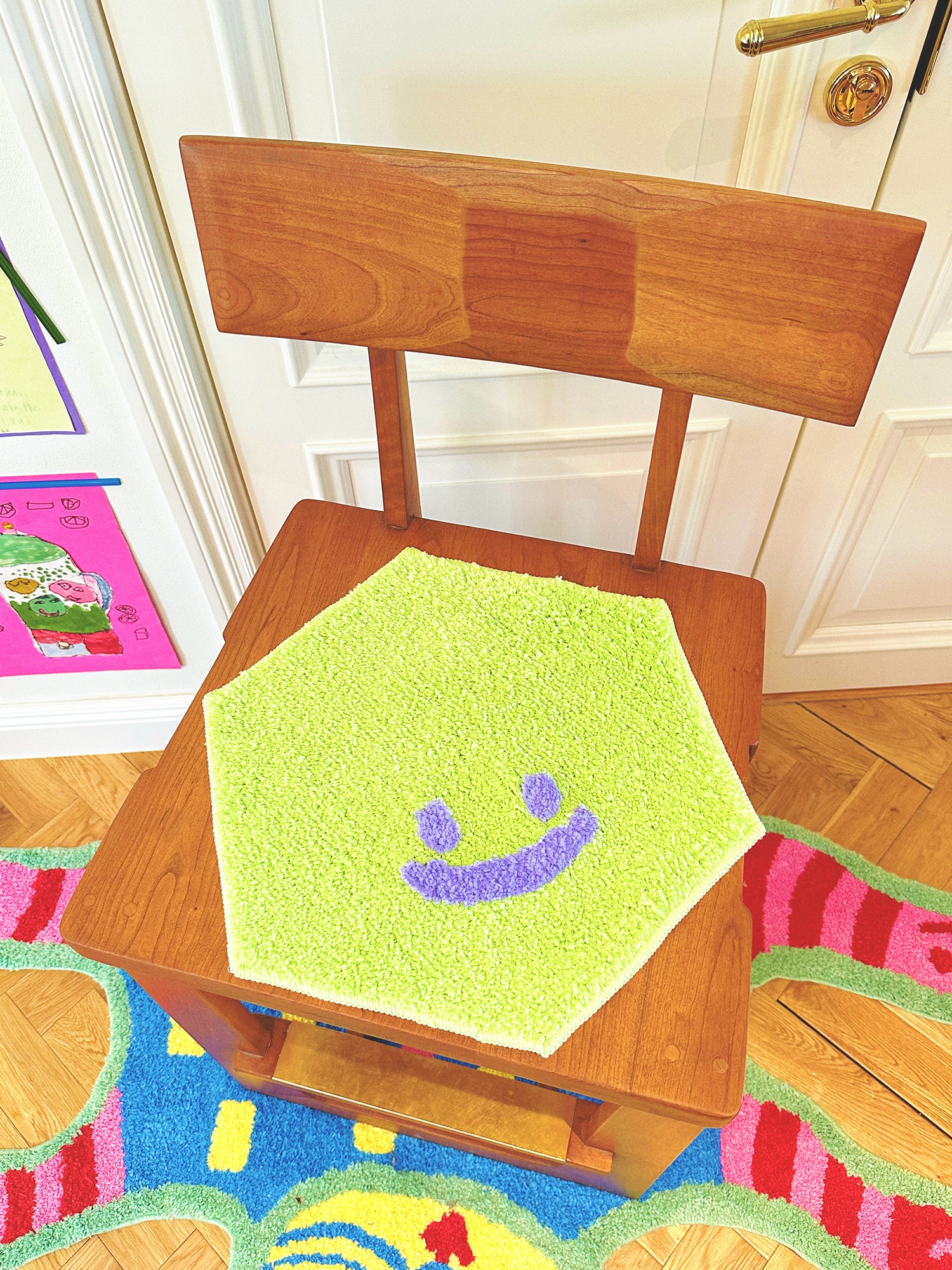 Hexscape - Happy Smile - Meadow Green